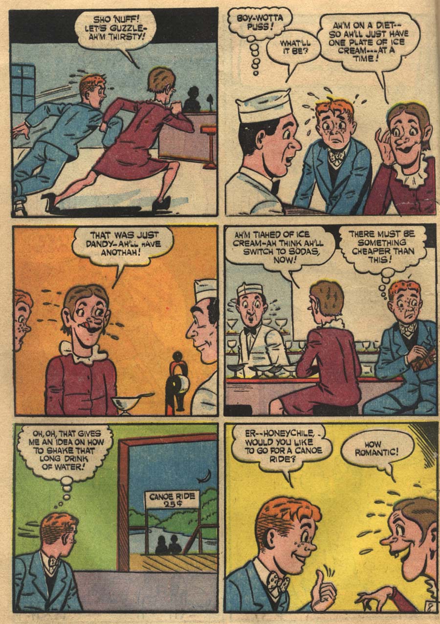 Read online Pep Comics comic -  Issue #53 - 10