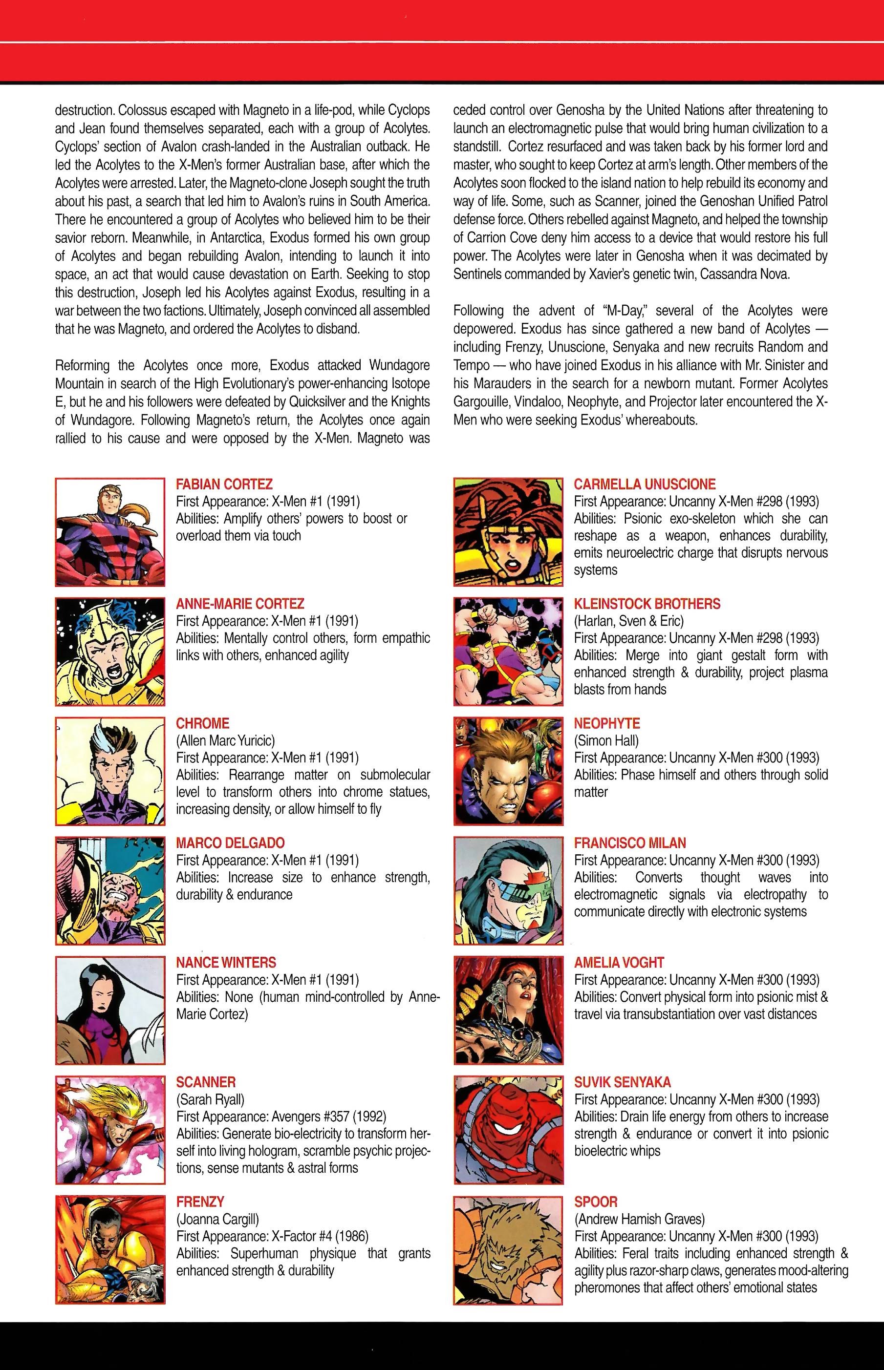Read online Official Handbook of the Marvel Universe A to Z comic -  Issue # TPB 1 (Part 1) - 22