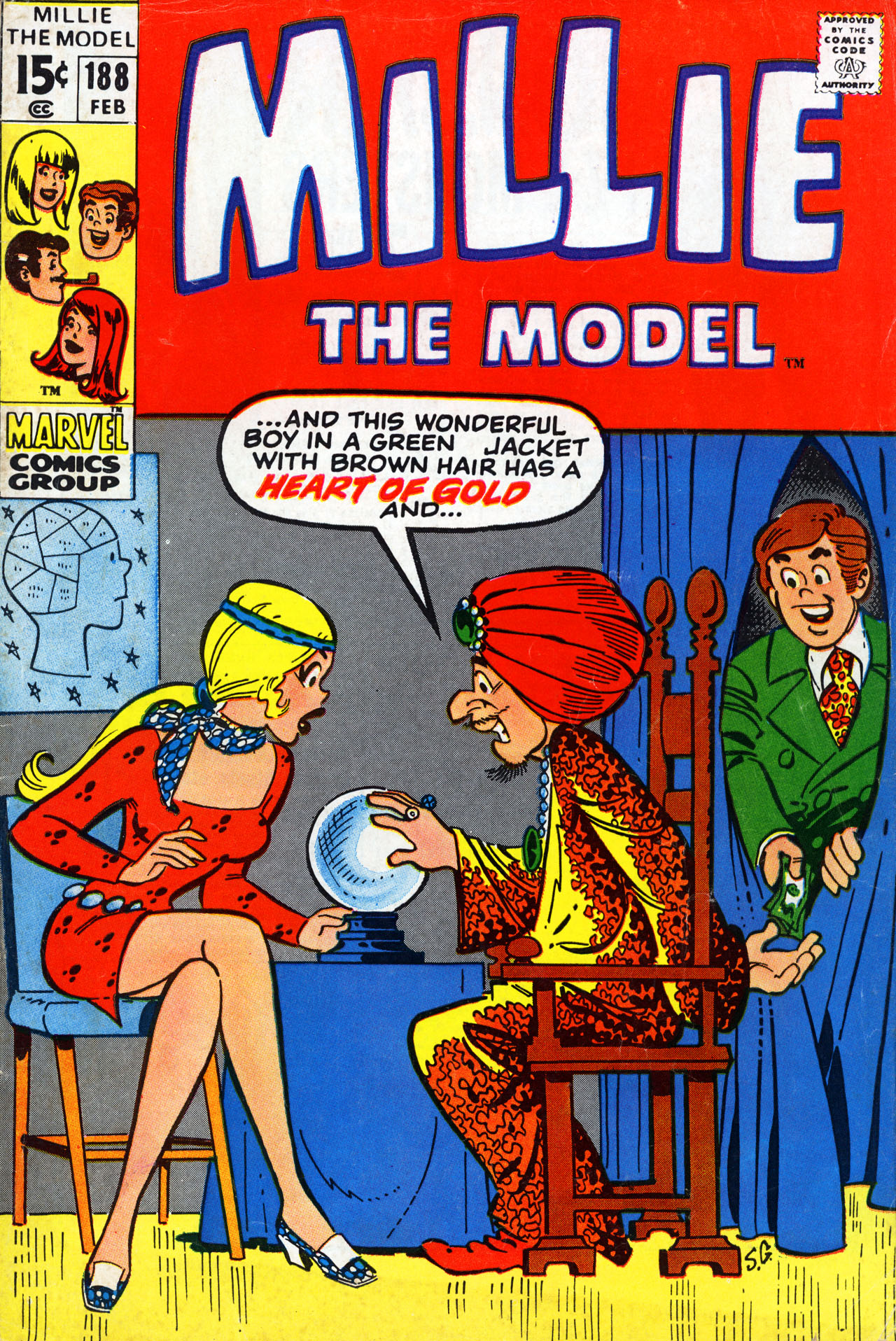 Read online Millie the Model comic -  Issue #188 - 1