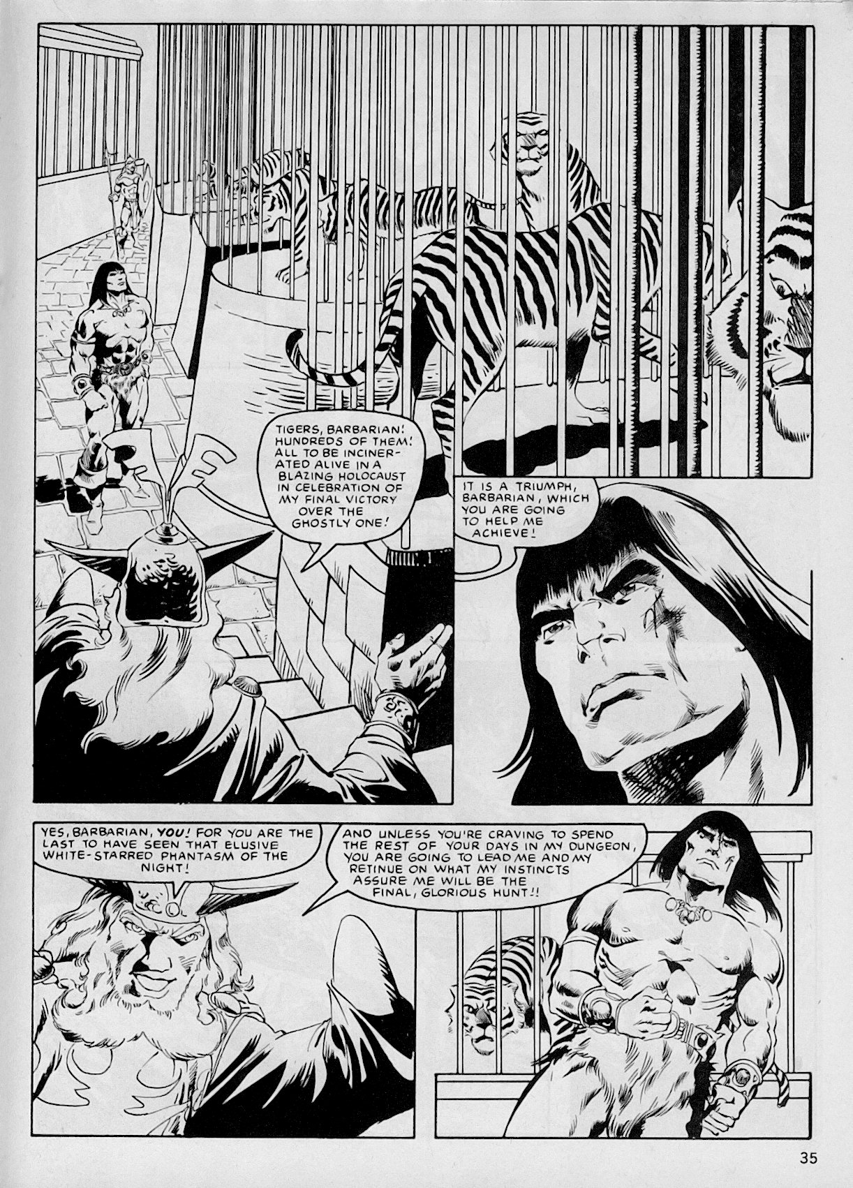 Read online The Savage Sword Of Conan comic -  Issue #103 - 34