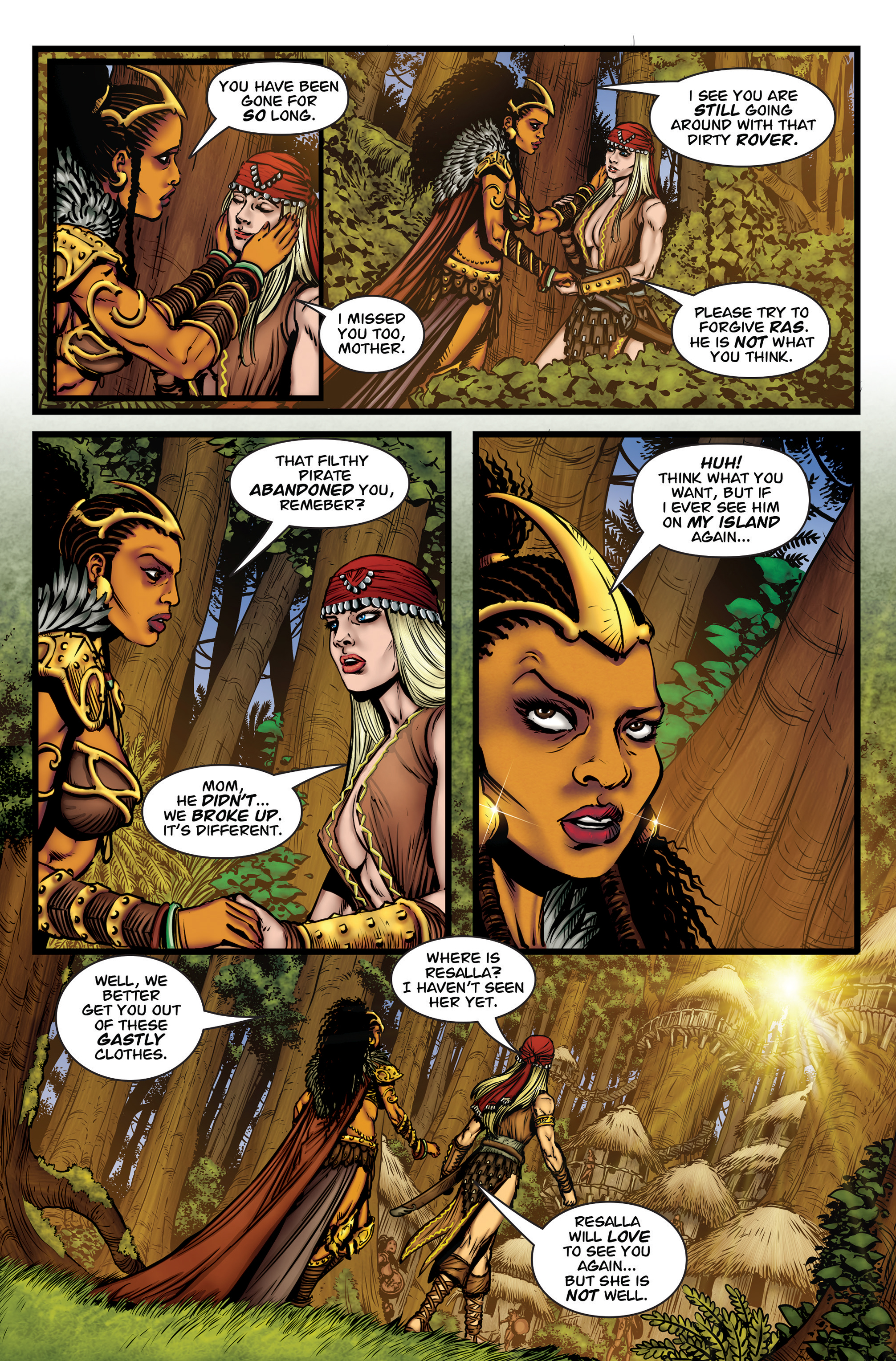 Read online Arhian: Head Huntress comic -  Issue #5 - 6