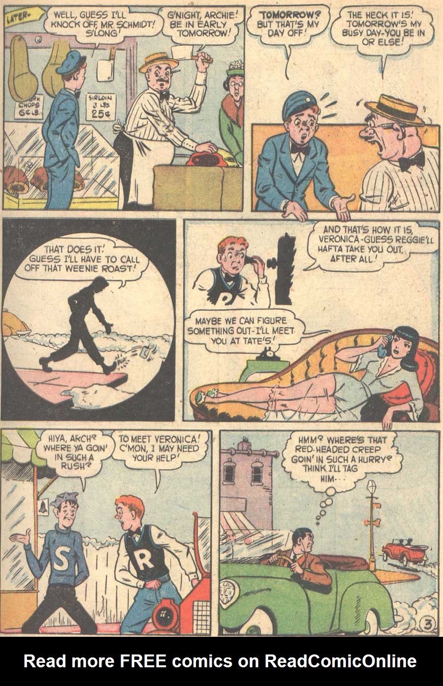 Read online Pep Comics comic -  Issue #65 - 6