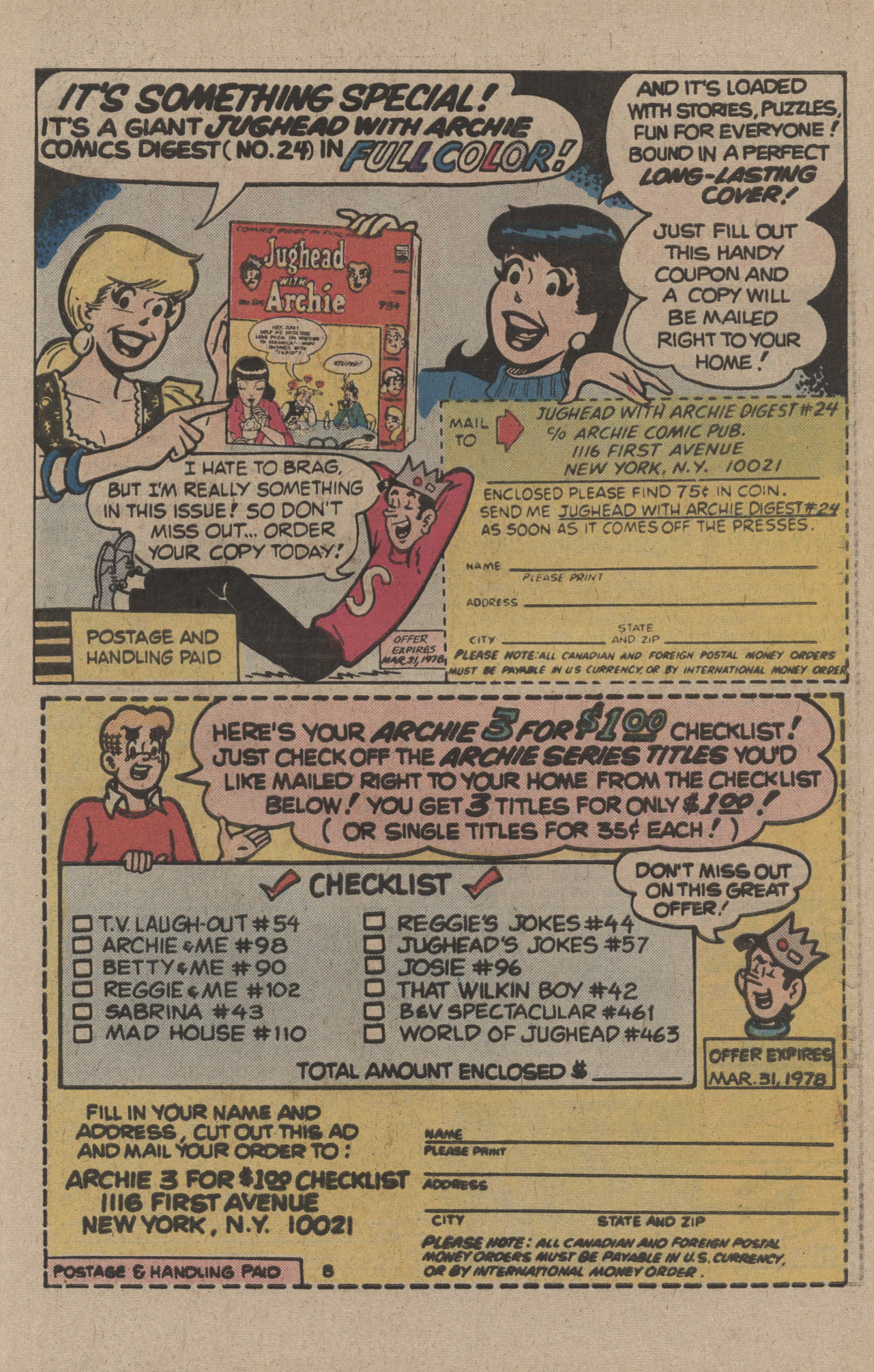 Read online Archie's Joke Book Magazine comic -  Issue #239 - 27