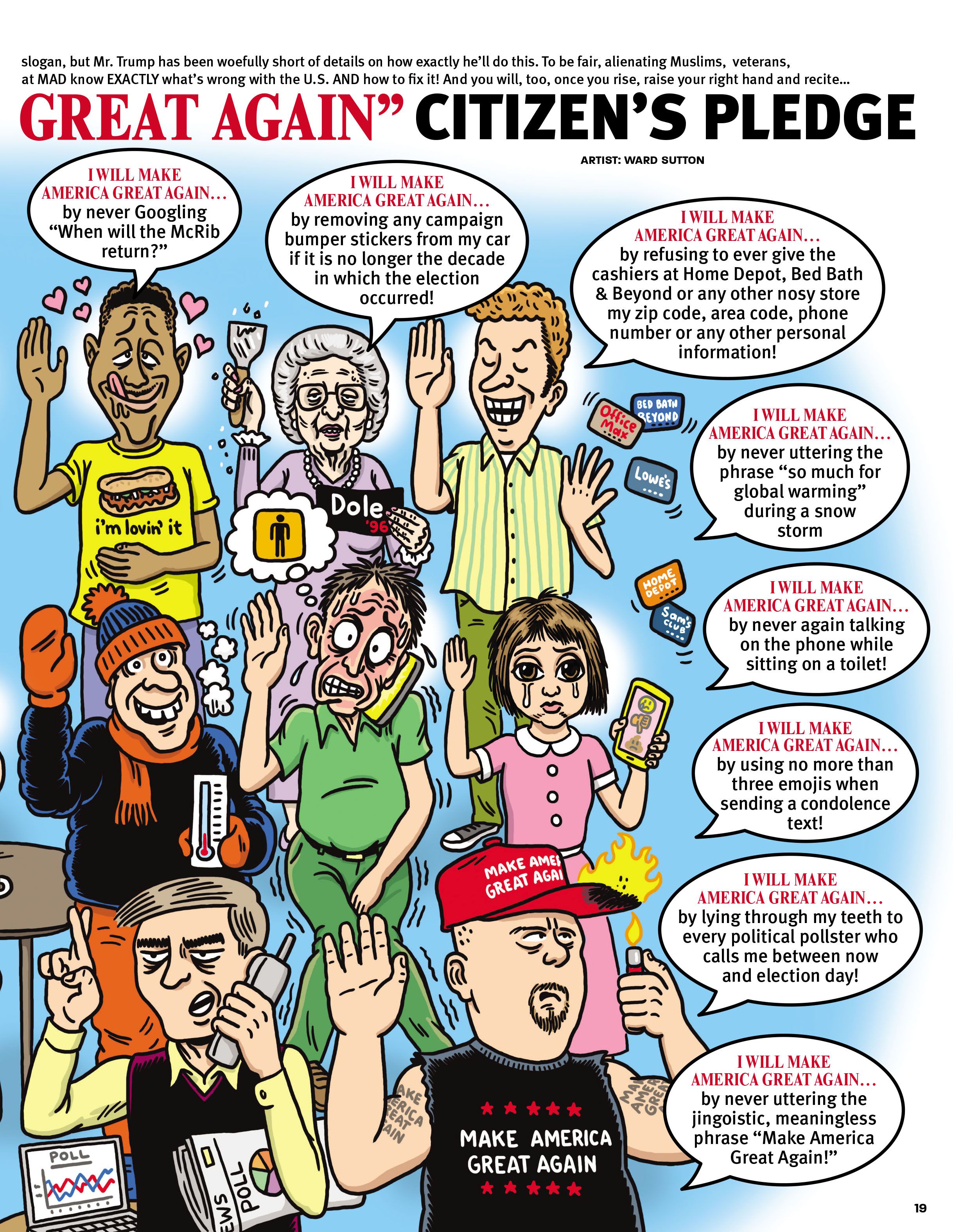 Read online MAD About Trump: A Brilliant Look at Our Brainless President comic -  Issue # TPB - 21