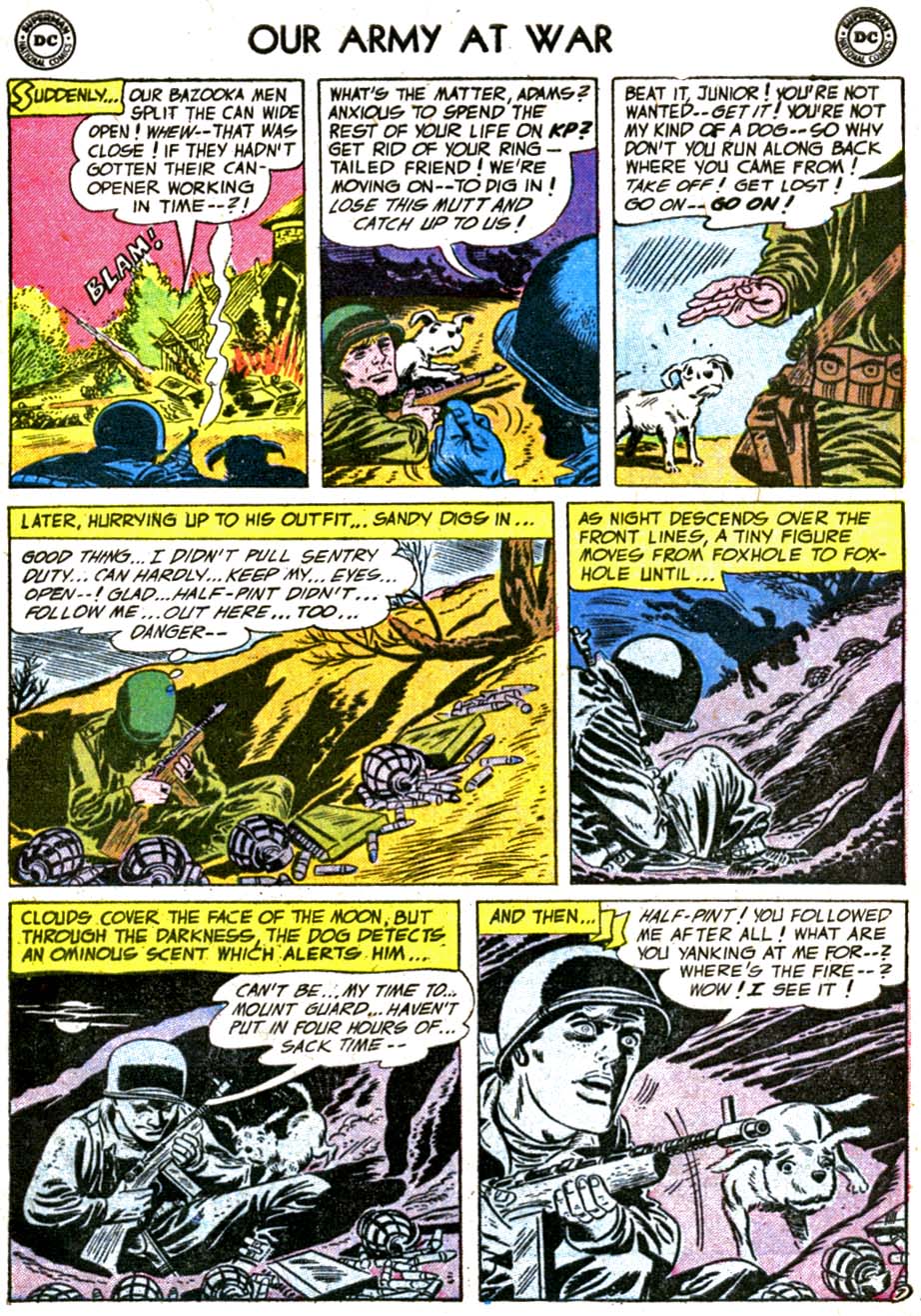 Read online Our Army at War (1952) comic -  Issue #36 - 9