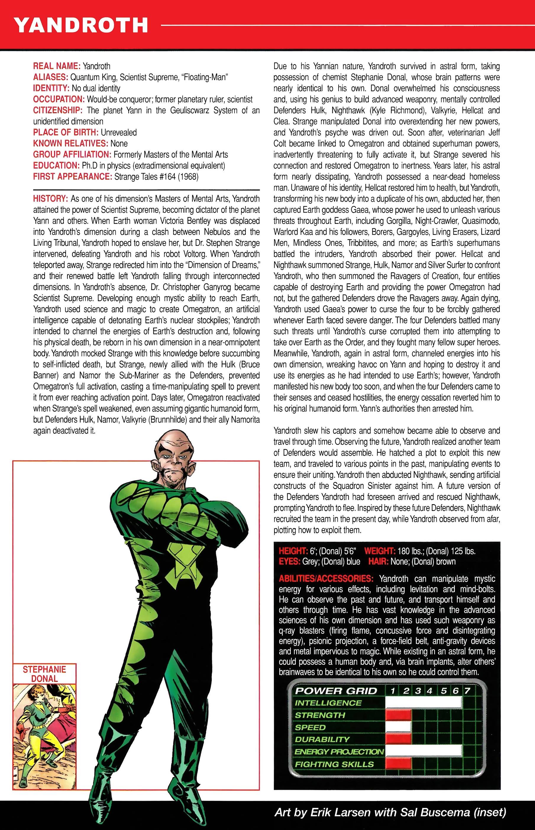 Read online Official Handbook of the Marvel Universe A to Z comic -  Issue # TPB 14 (Part 2) - 84