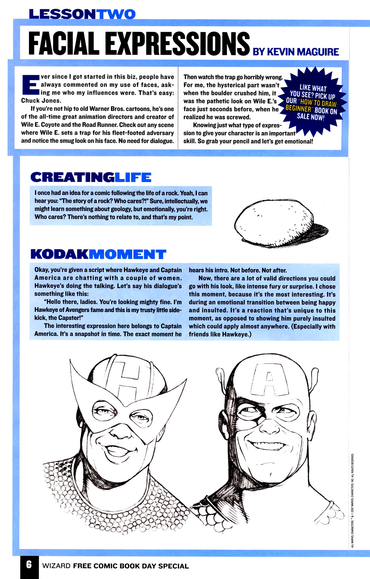 Read online Wizard How to Draw Sampler comic -  Issue # Full - 7