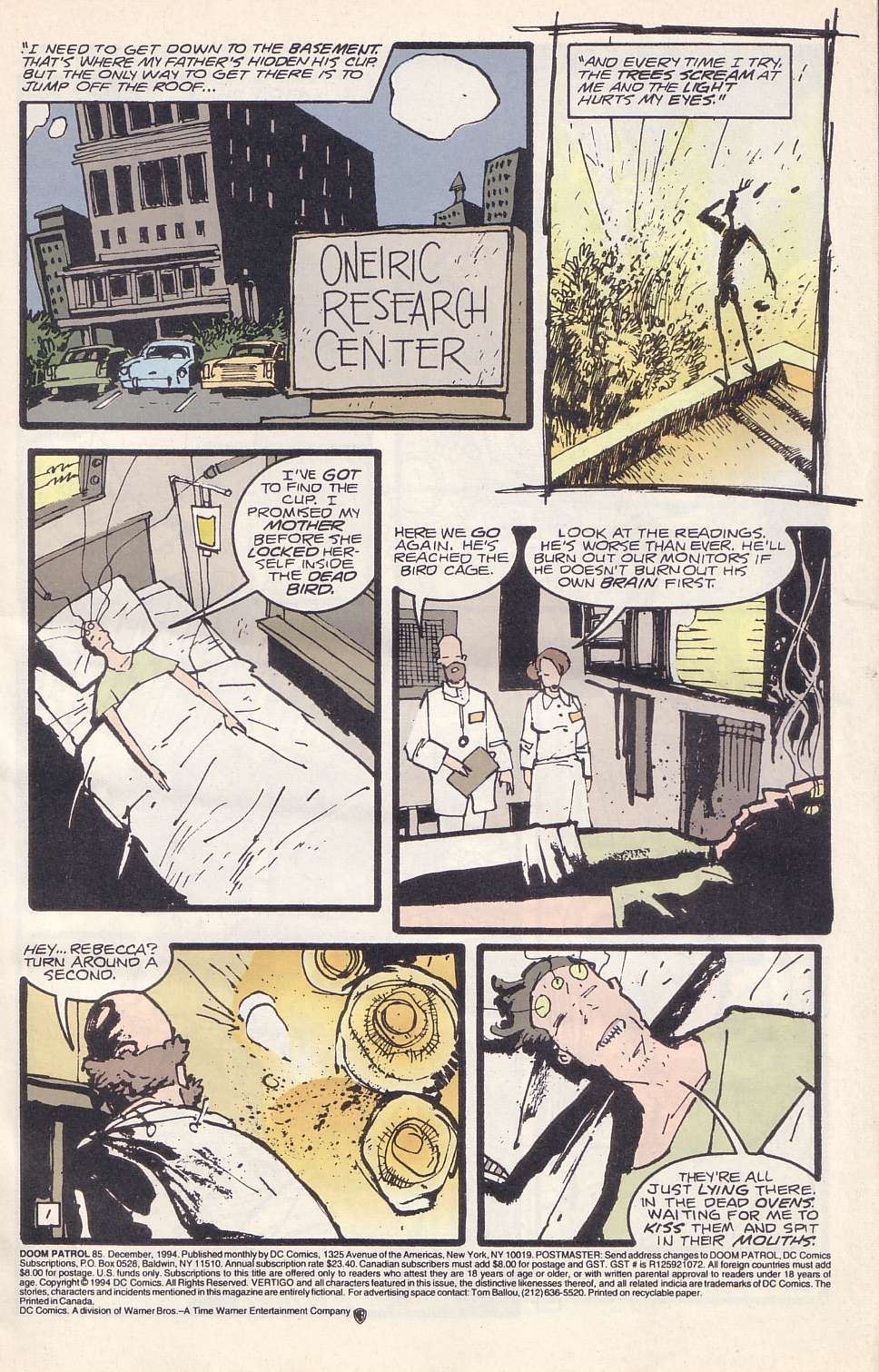 Read online Doom Patrol (1987) comic -  Issue #85 - 2