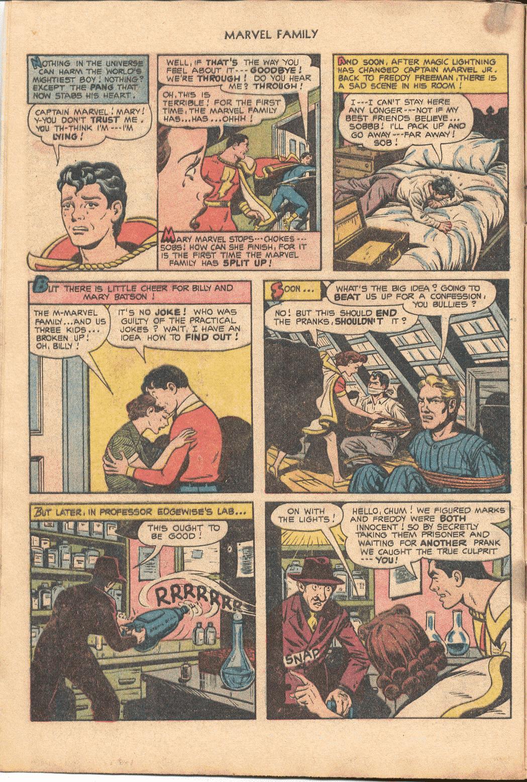 Read online The Marvel Family comic -  Issue #88 - 8