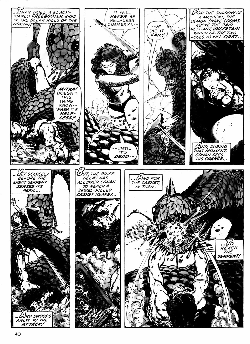 Read online The Savage Sword Of Conan comic -  Issue #82 - 36