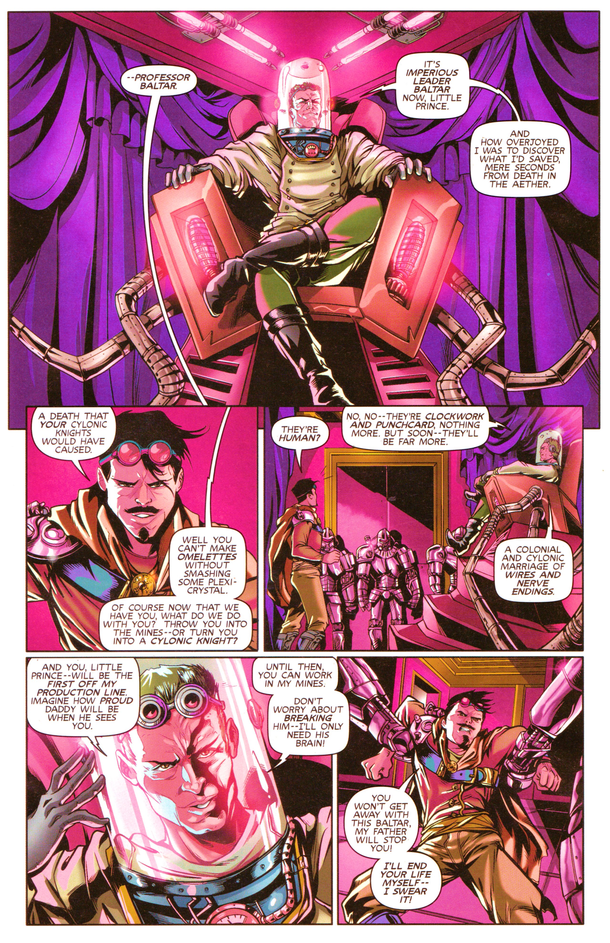 Read online Steampunk Battlestar Galactica 1880 comic -  Issue #1 - 14