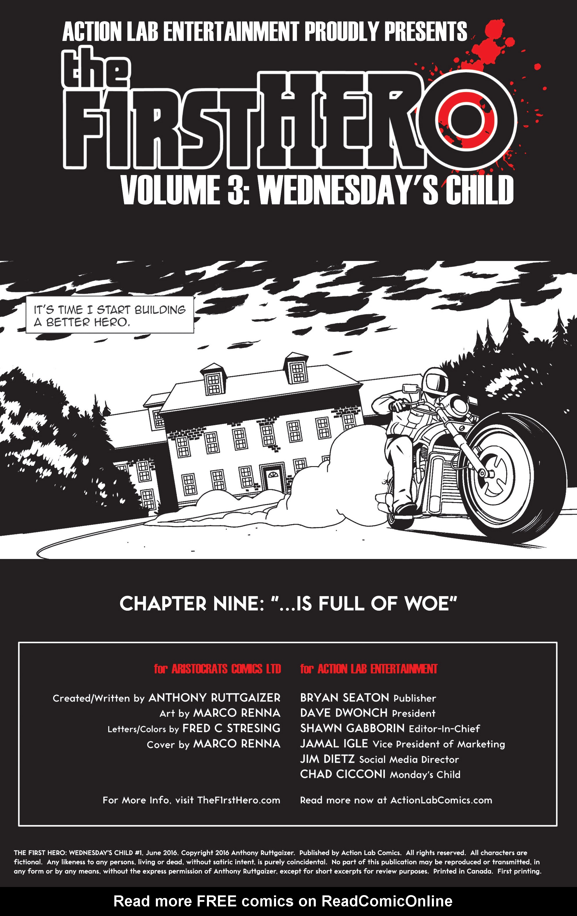 Read online The F1rst Hero: Wednesday's Child comic -  Issue #1 - 8