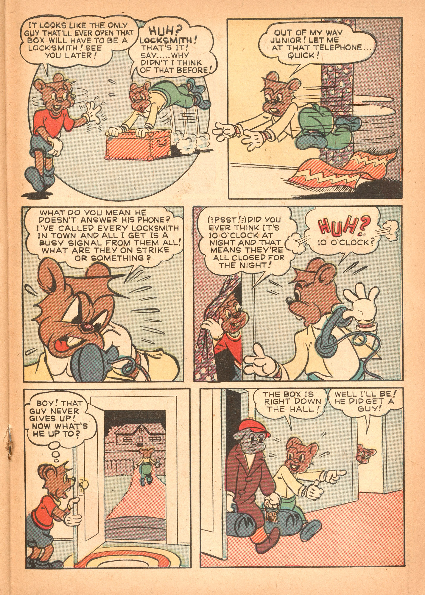 Read online Super Duck Comics comic -  Issue #37 - 39