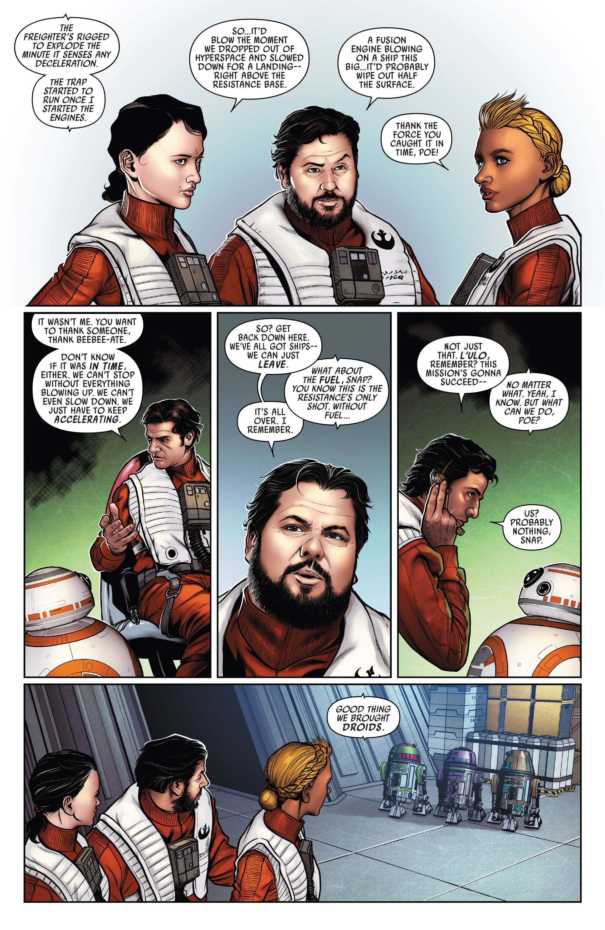 Read online Star Wars: Poe Dameron comic -  Issue #15 - 16