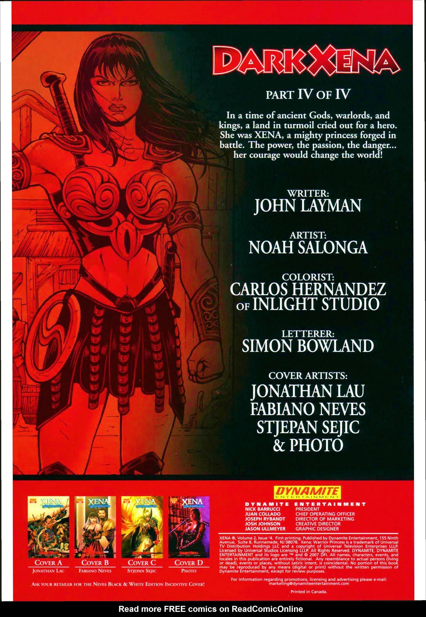 Read online Xena: Warrior Princess - Dark Xena comic -  Issue #4 - 3