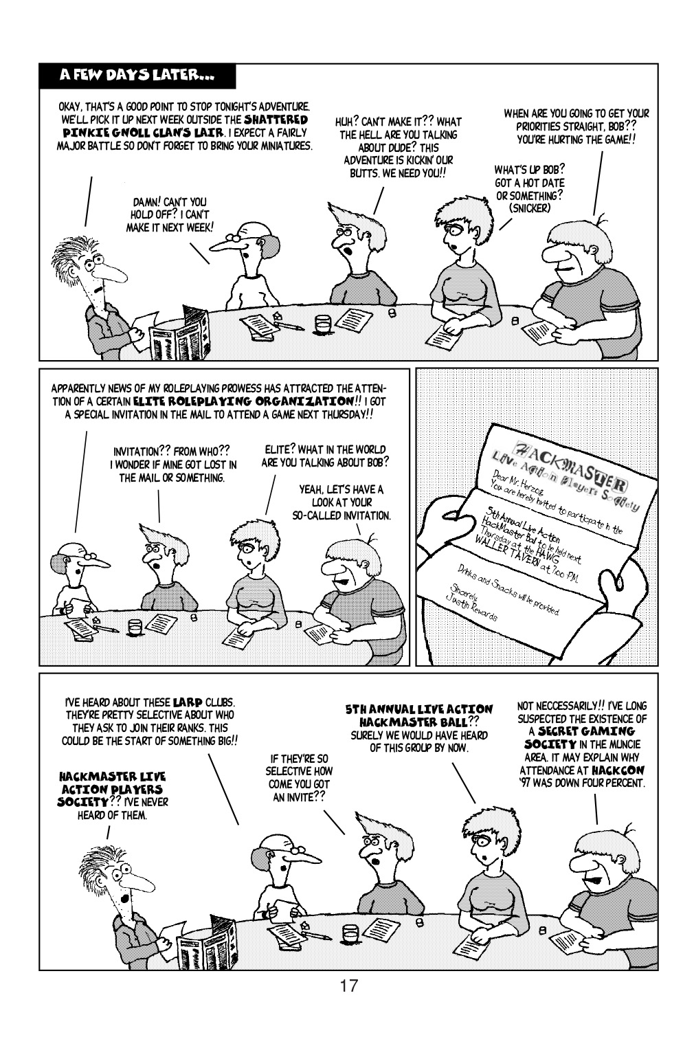 Read online Knights of the Dinner Table comic -  Issue #17 - 19