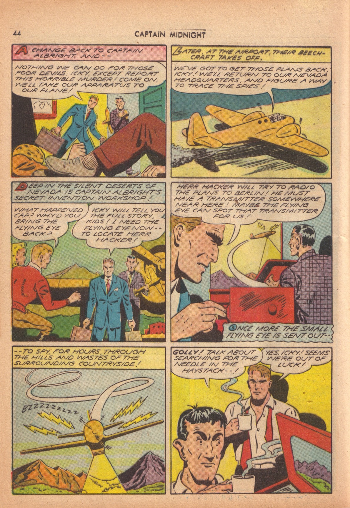 Read online Captain Midnight (1942) comic -  Issue #10 - 40