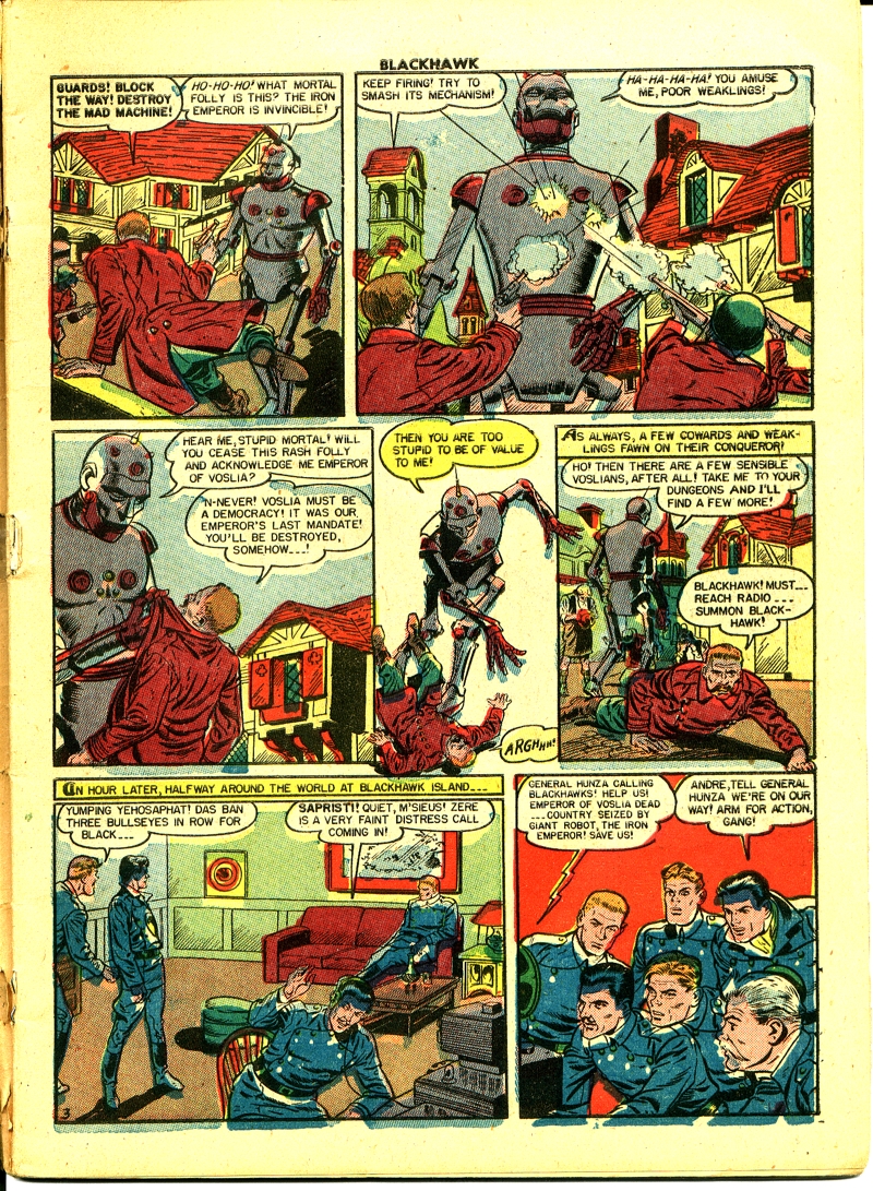 Read online Blackhawk (1957) comic -  Issue #42 - 5