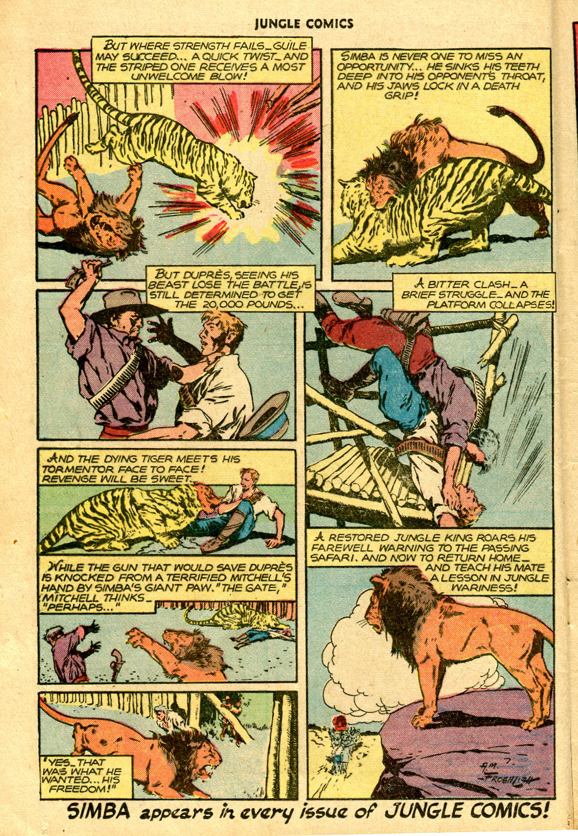 Read online Jungle Comics comic -  Issue #84 - 19