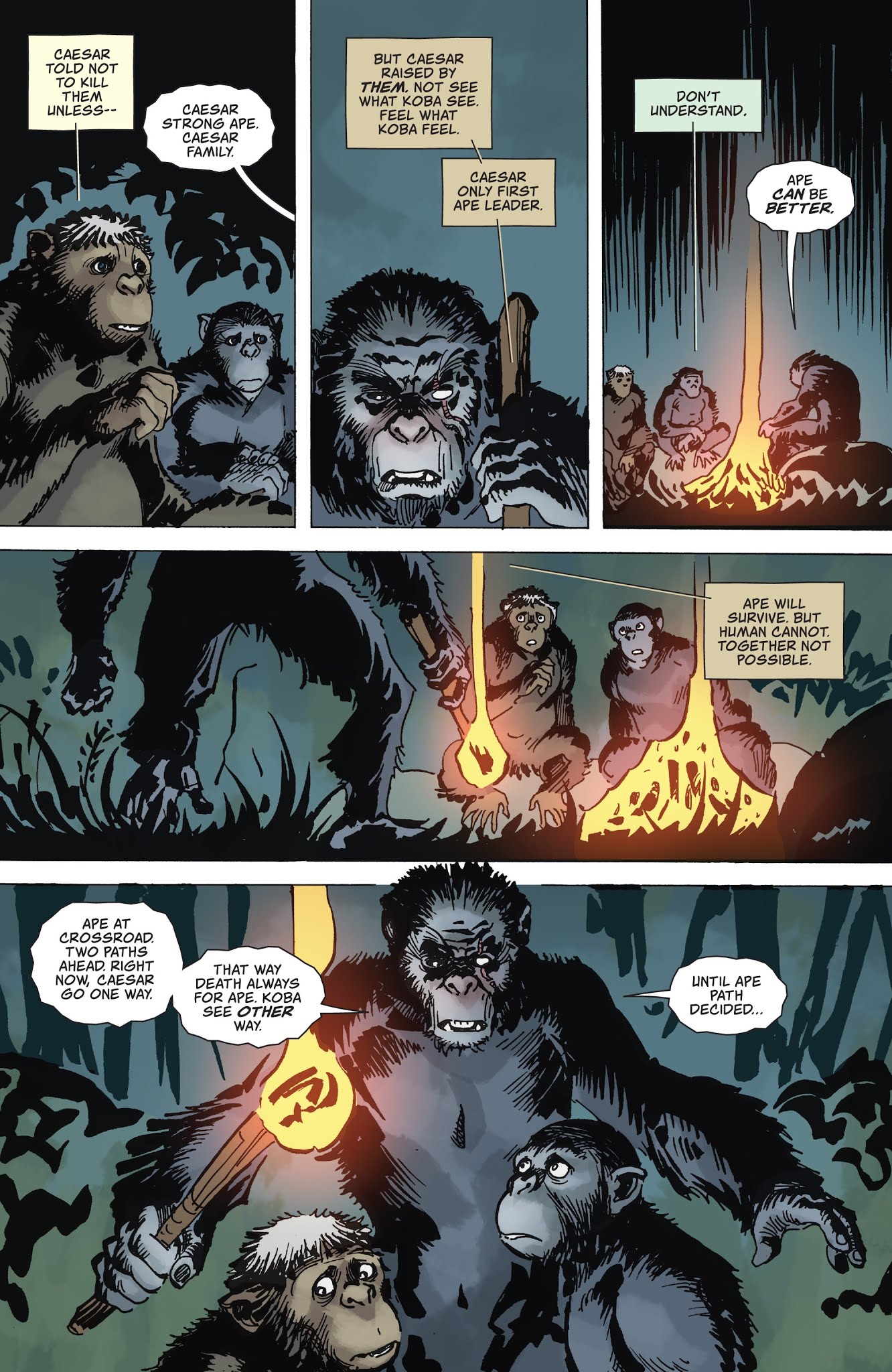 Read online Planet of the Apes: The Simian Age comic -  Issue # Full - 31