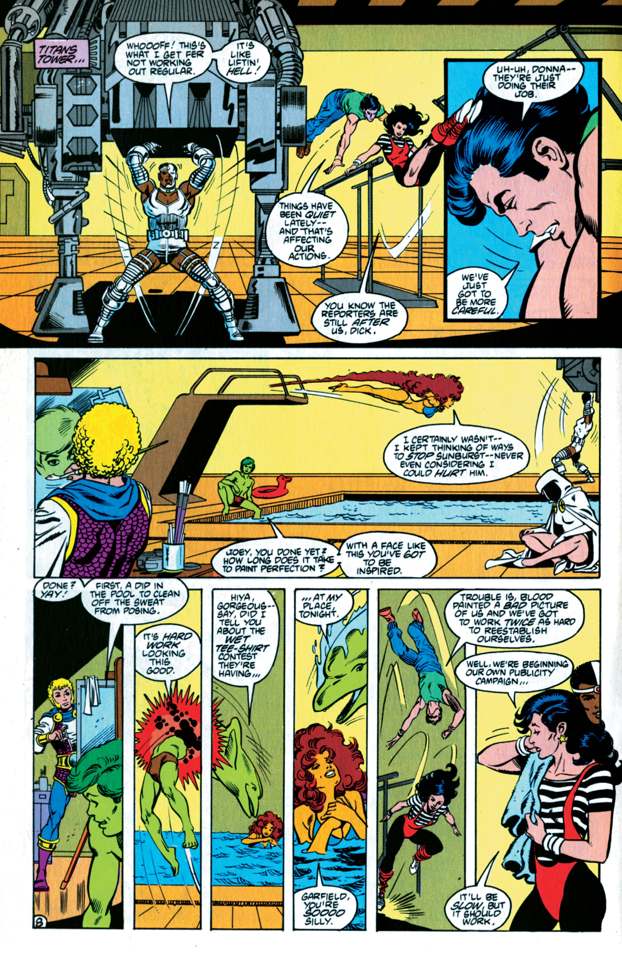 Read online The New Teen Titans (1984) comic -  Issue #36 - 9