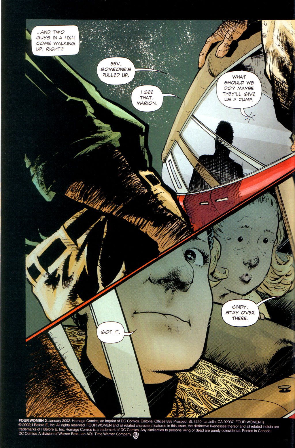 Read online Four Women comic -  Issue #2 - 5