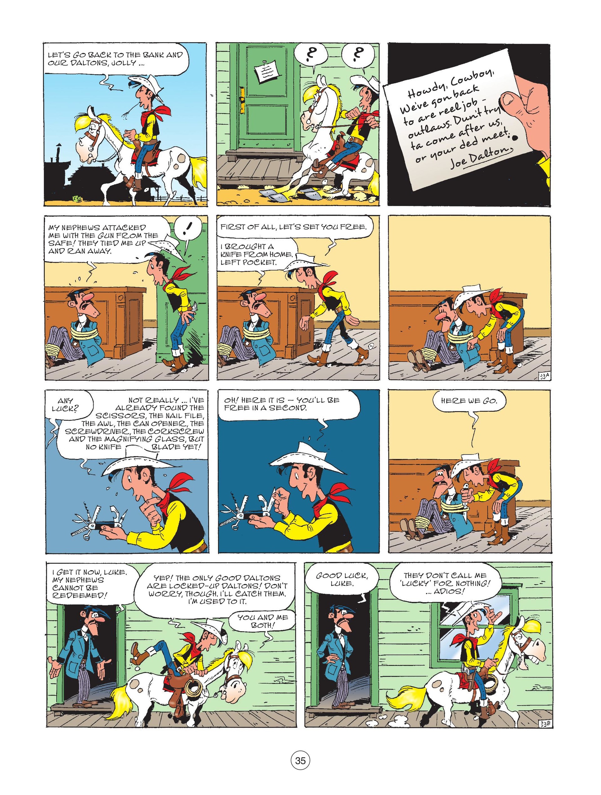 Read online A Lucky Luke Adventure comic -  Issue #72 - 37