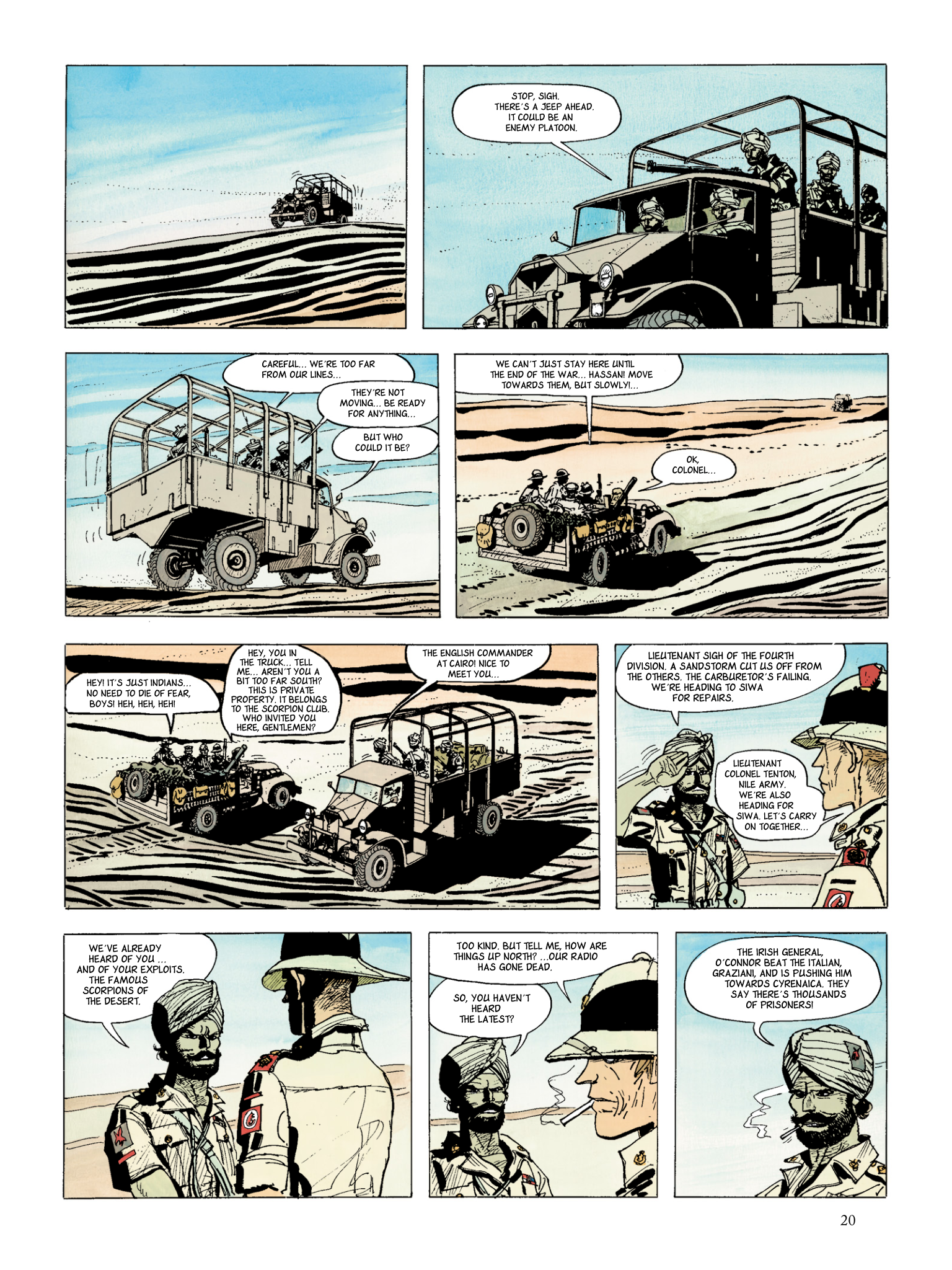 Read online The Scorpions of the Desert comic -  Issue #1 - 20