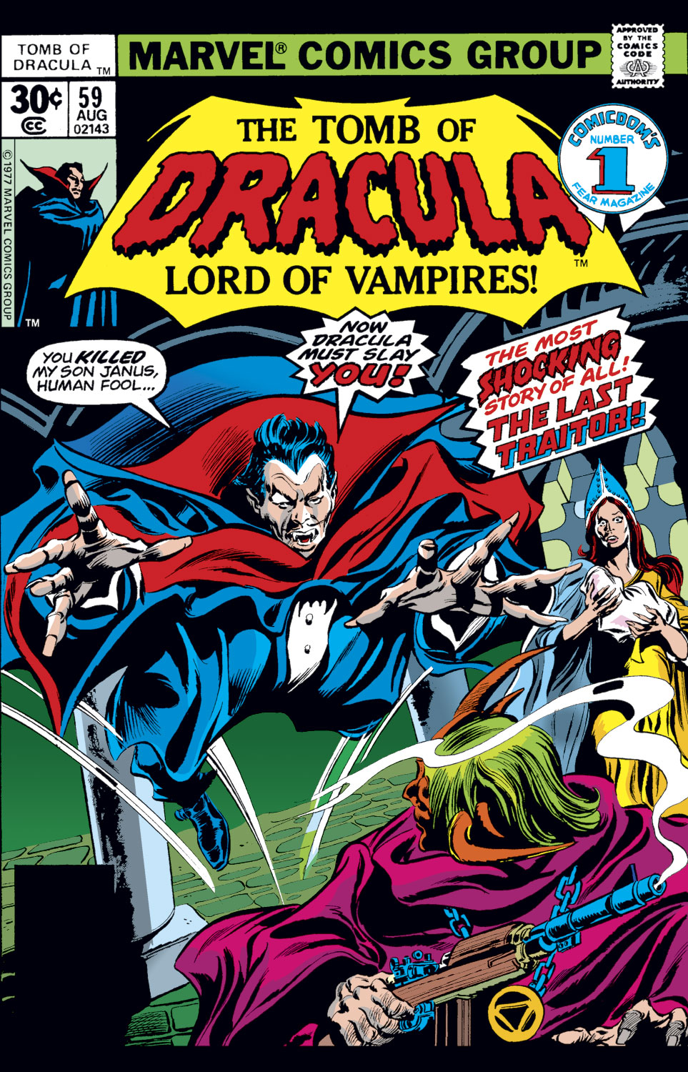 Read online Tomb of Dracula (1972) comic -  Issue #59 - 1