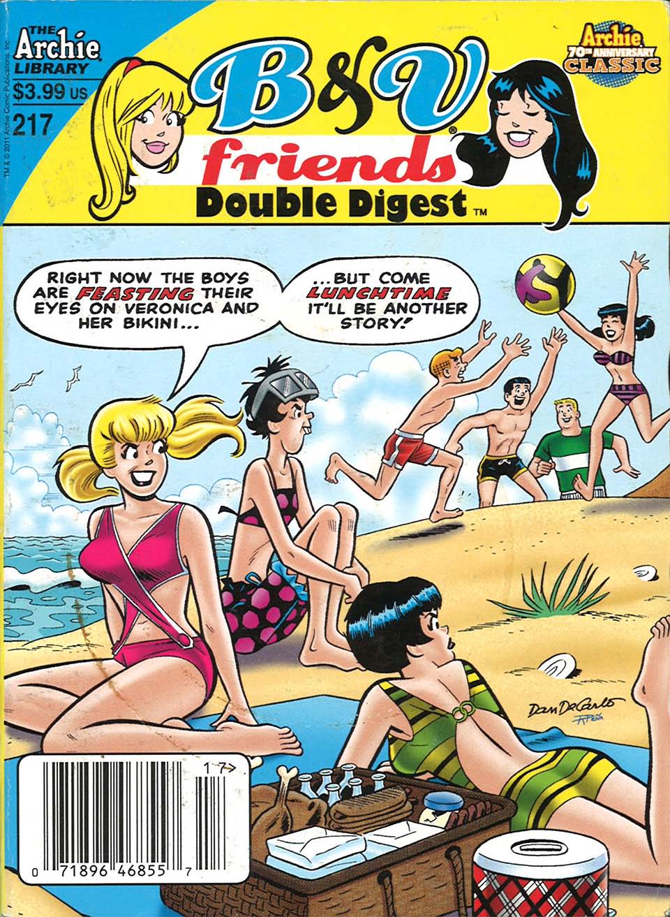 Read online Betty and Veronica Double Digest comic -  Issue #217 - 1