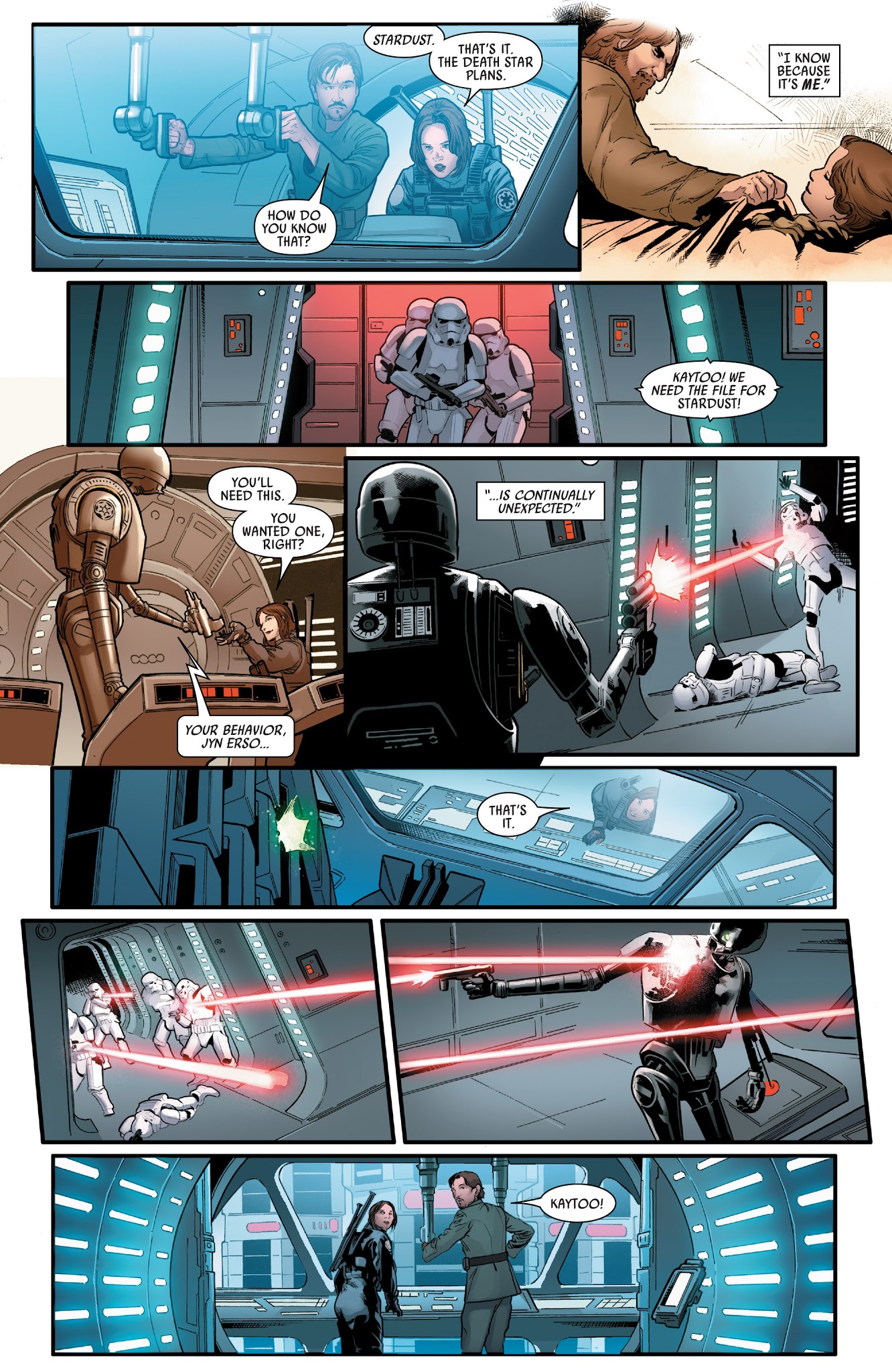 Read online Star Wars: Rogue One Adaptation comic -  Issue #6 - 6