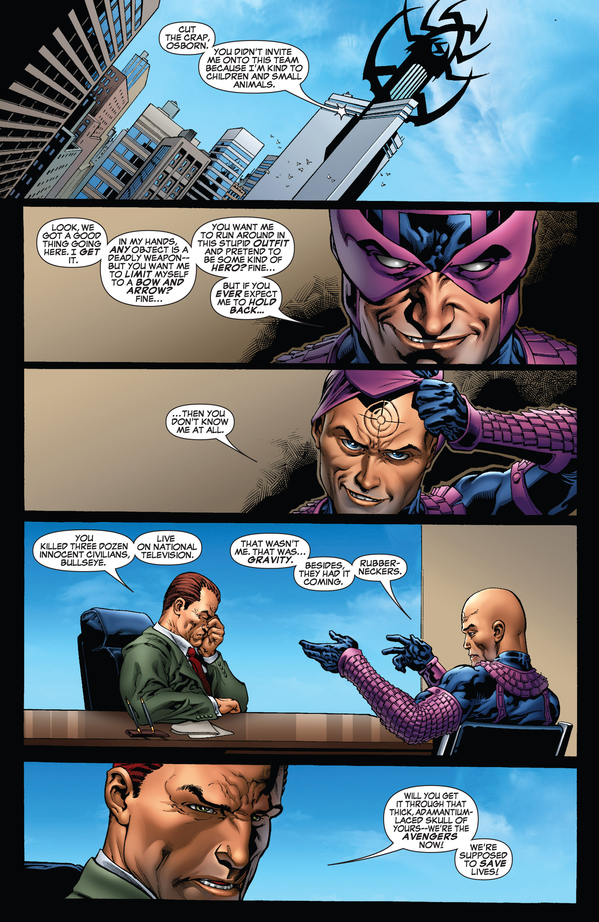 Read online Dark Reign: Hawkeye comic -  Issue #1 - 11