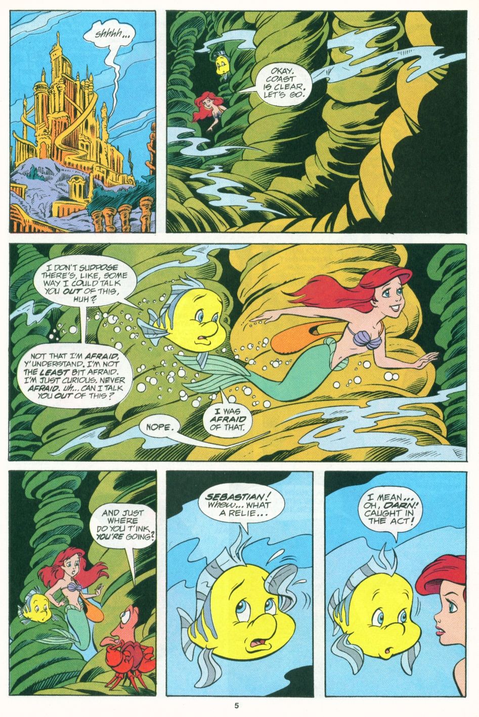 Read online Disney's The Little Mermaid Limited Series comic -  Issue #4 - 6