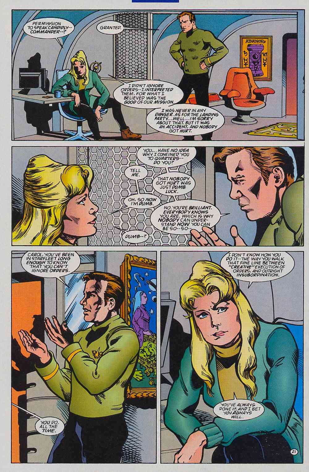 Read online Star Trek (1989) comic -  Issue #73 - 22