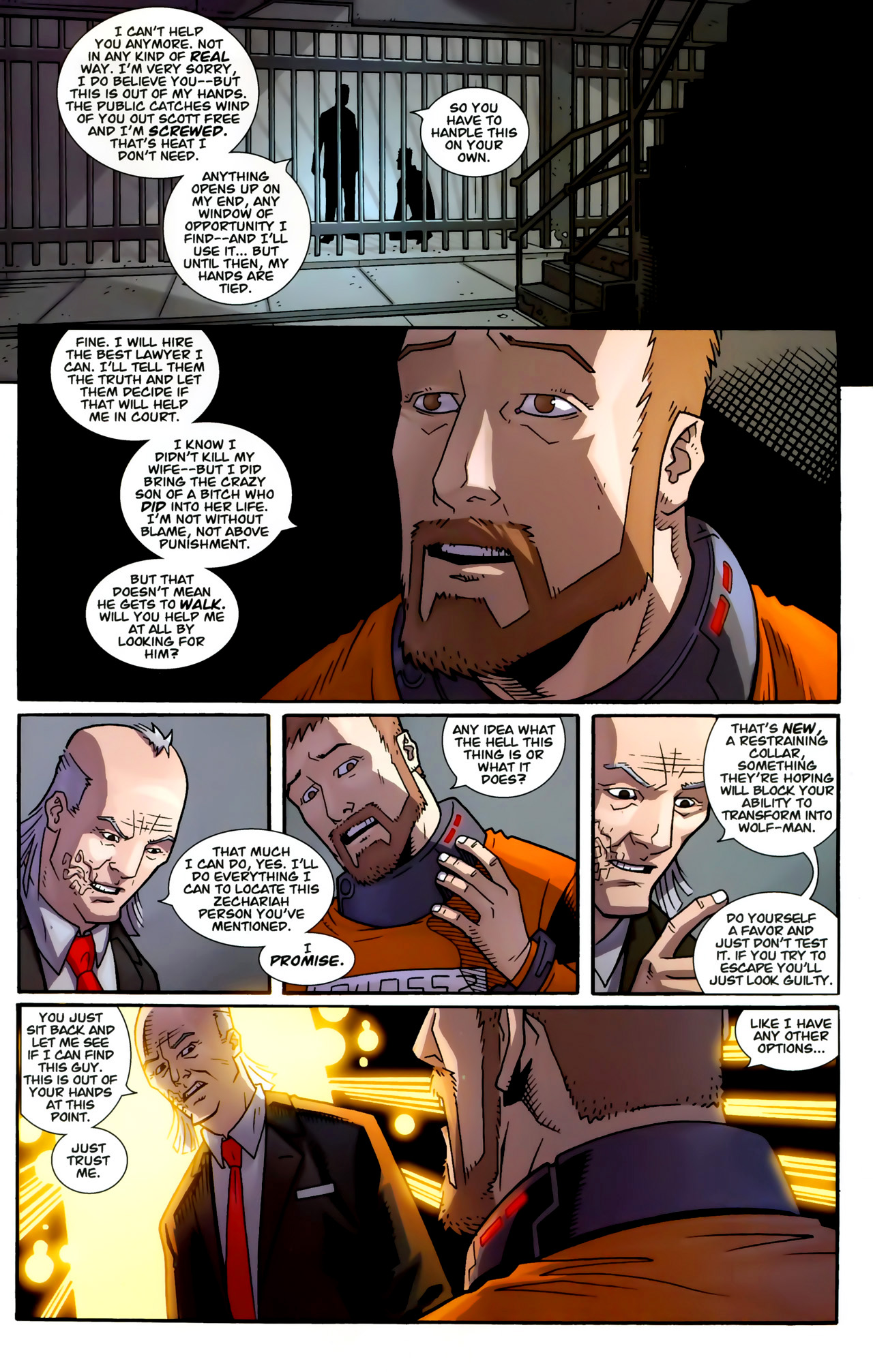 Read online The Astounding Wolf-Man comic -  Issue #13 - 17