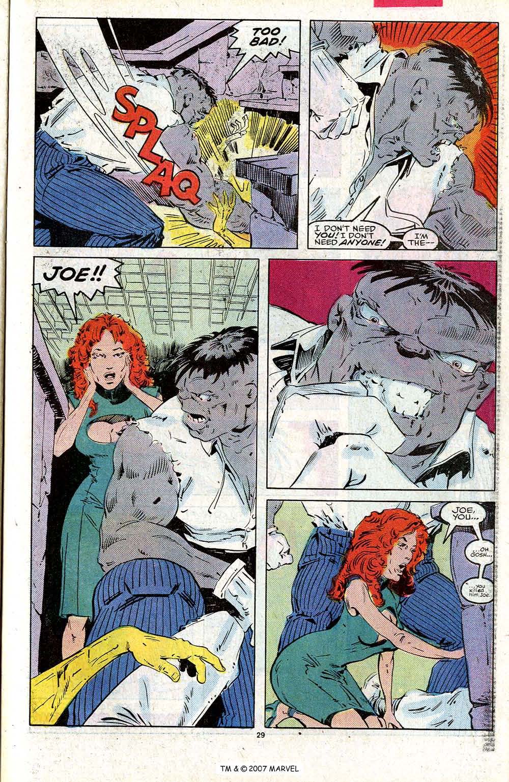 Read online The Incredible Hulk (1968) comic -  Issue #355 - 31