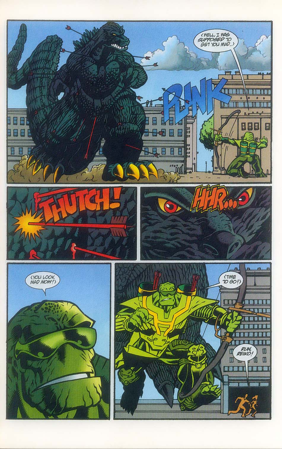 Read online Godzilla (1995) comic -  Issue #7 - 12
