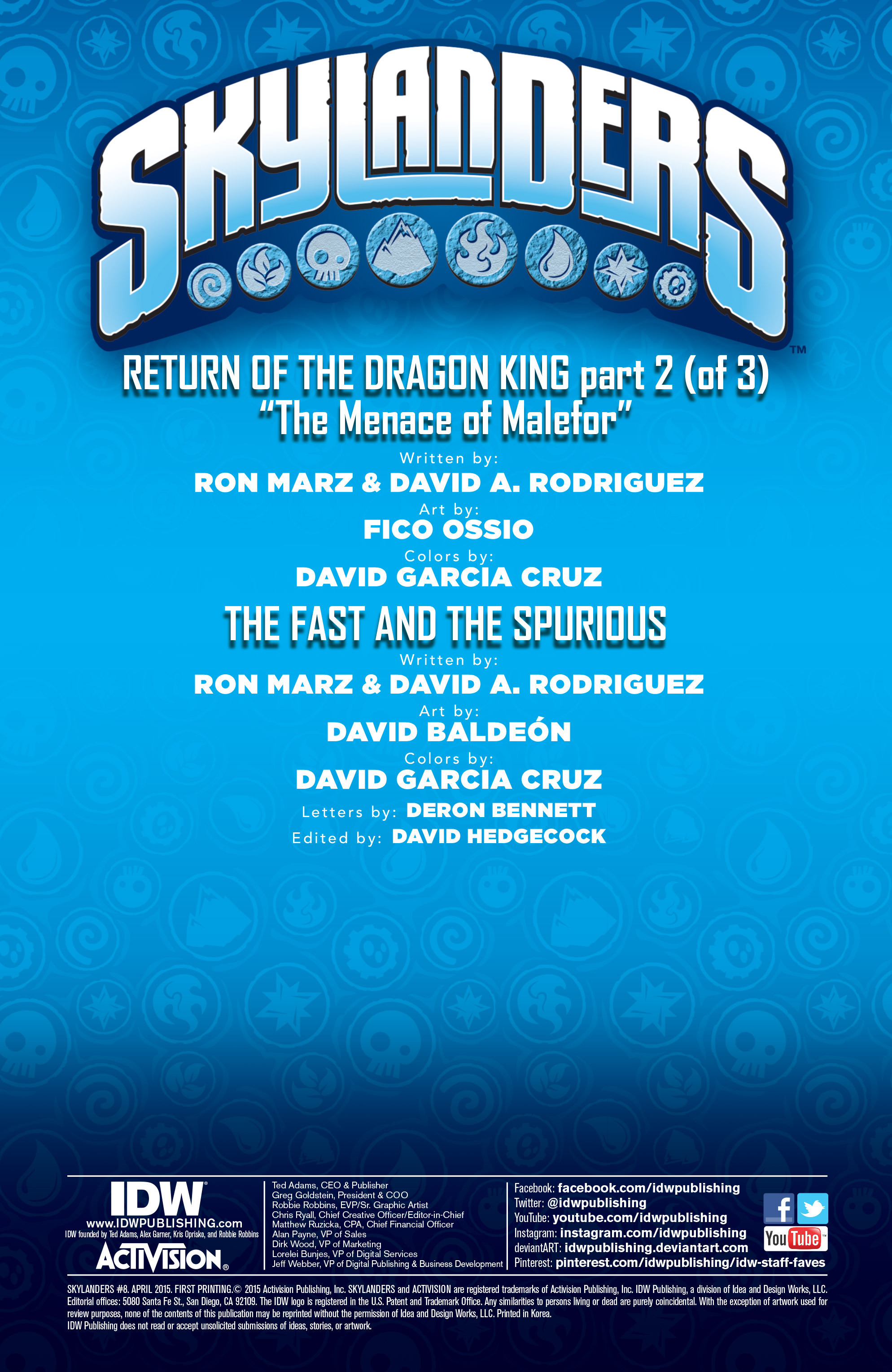 Read online Skylanders comic -  Issue #8 - 2