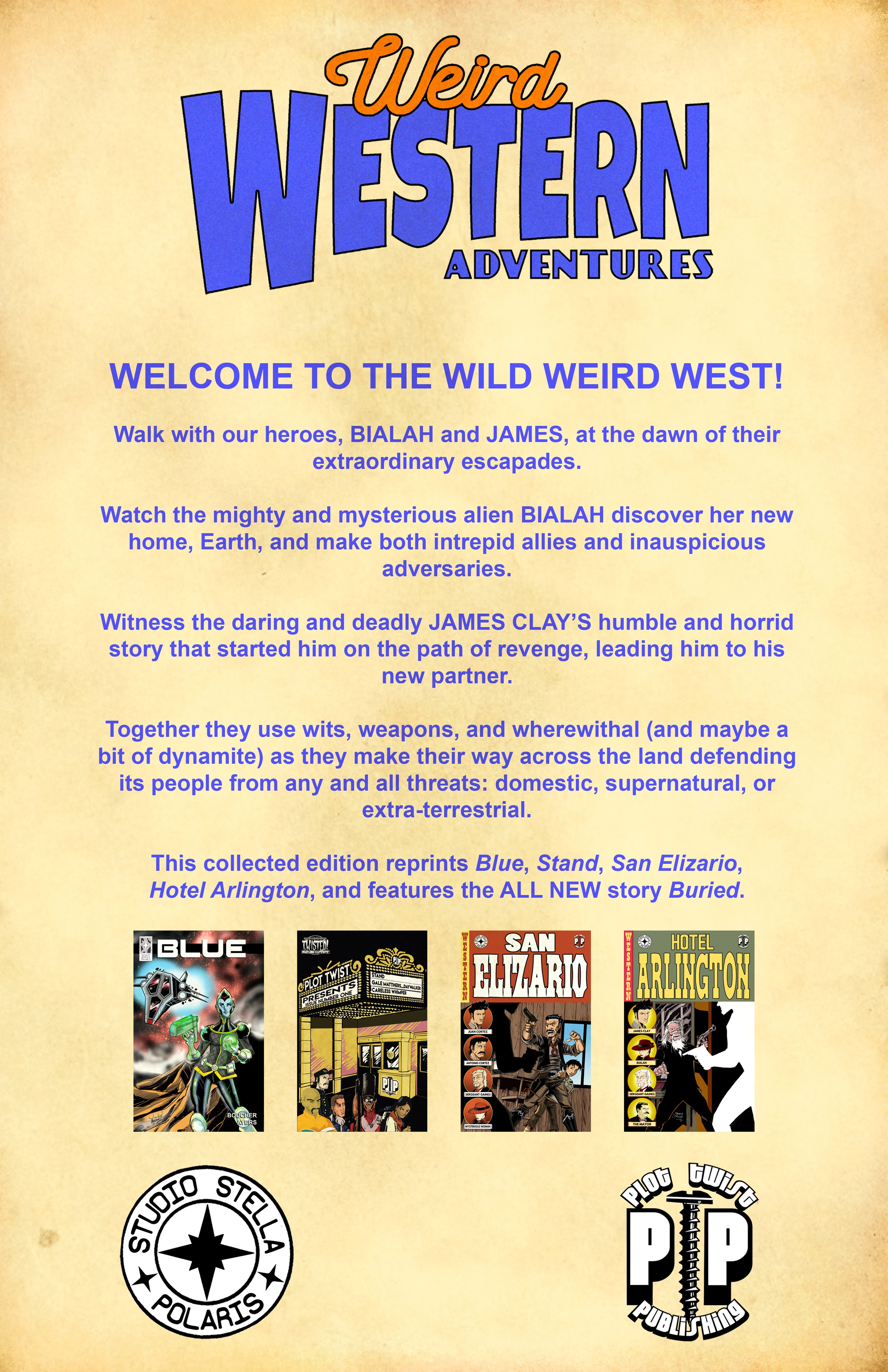 Read online Weird Western Adventures: Bea and James comic -  Issue # TPB - 104