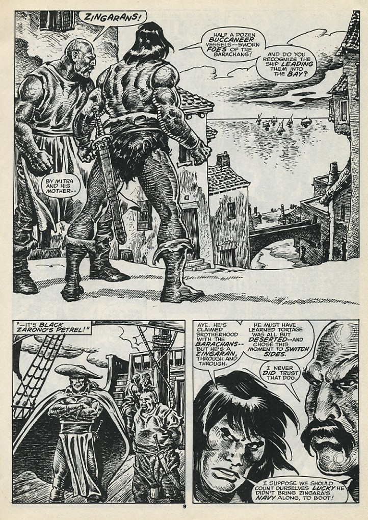 Read online The Savage Sword Of Conan comic -  Issue #199 - 11
