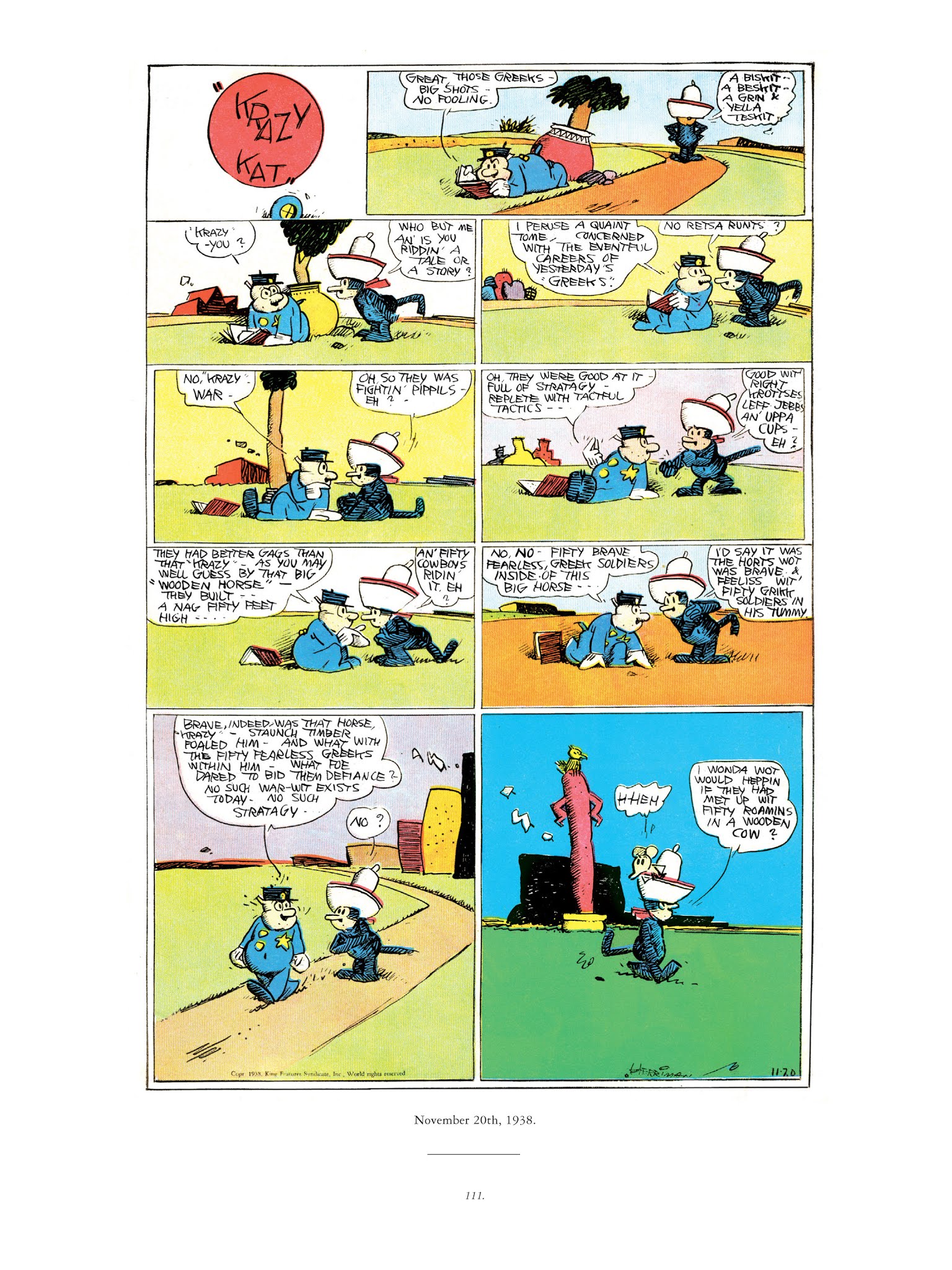 Read online Krazy & Ignatz comic -  Issue # TPB 10 - 109