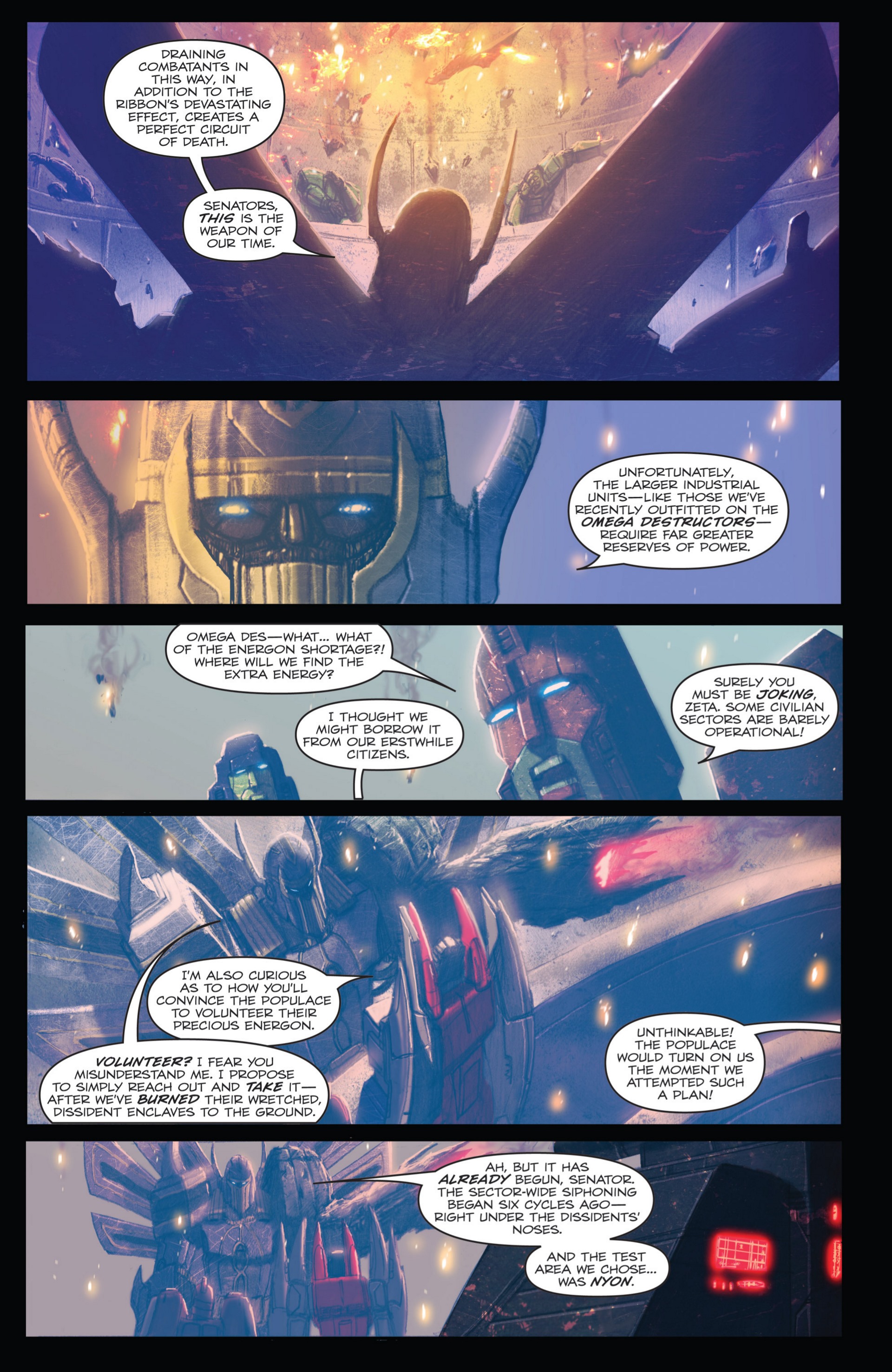 Read online Transformers: Autocracy comic -  Issue # Full - 21