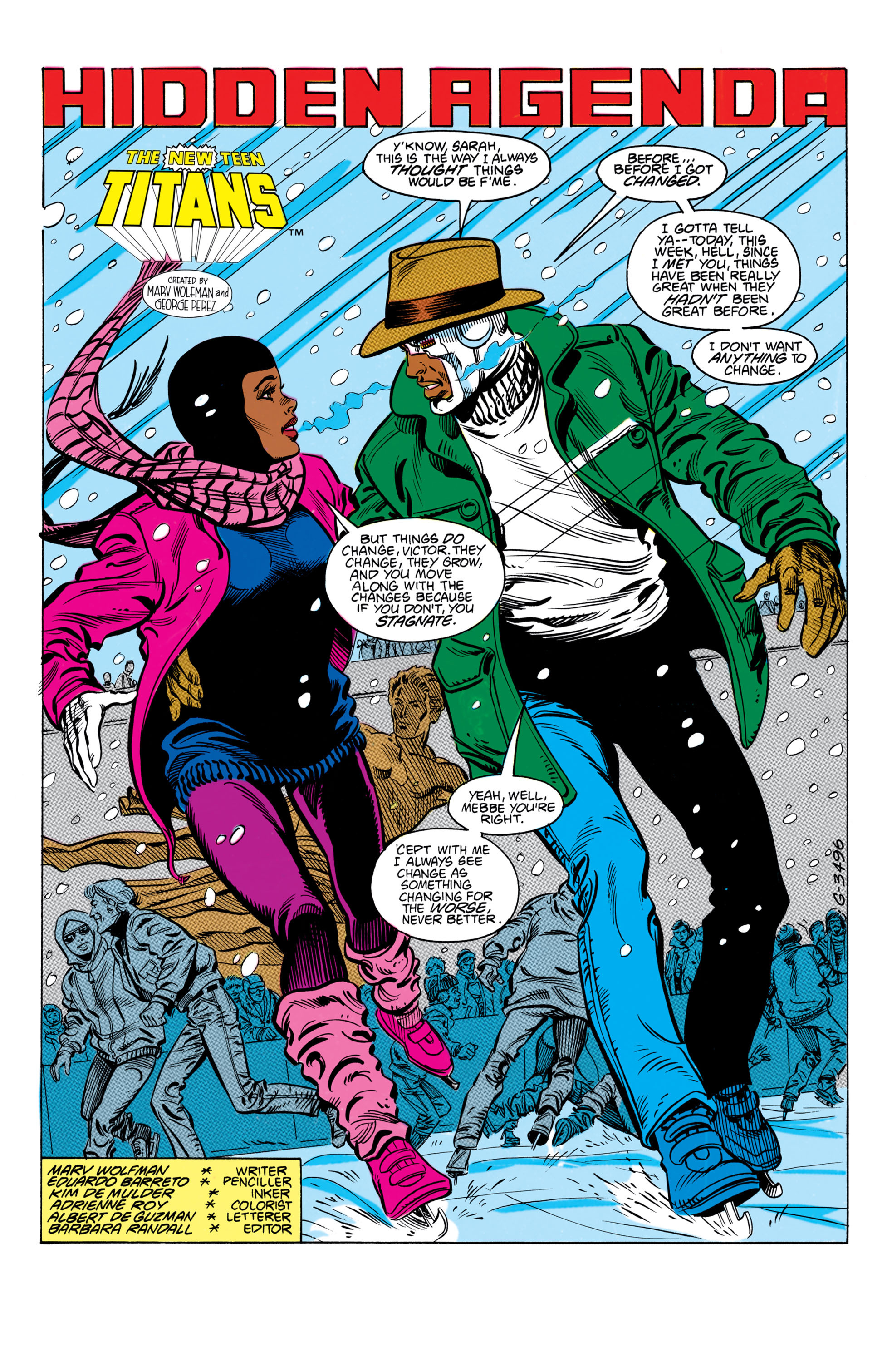 Read online The New Teen Titans (1984) comic -  Issue #41 - 2