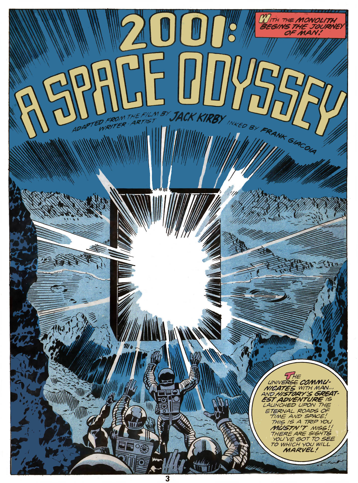 Read online 2001: A Space Odyssey [Marvel Treasury Special] comic -  Issue #2001: A Space Odyssey [Marvel Treasury Special] Full - 3