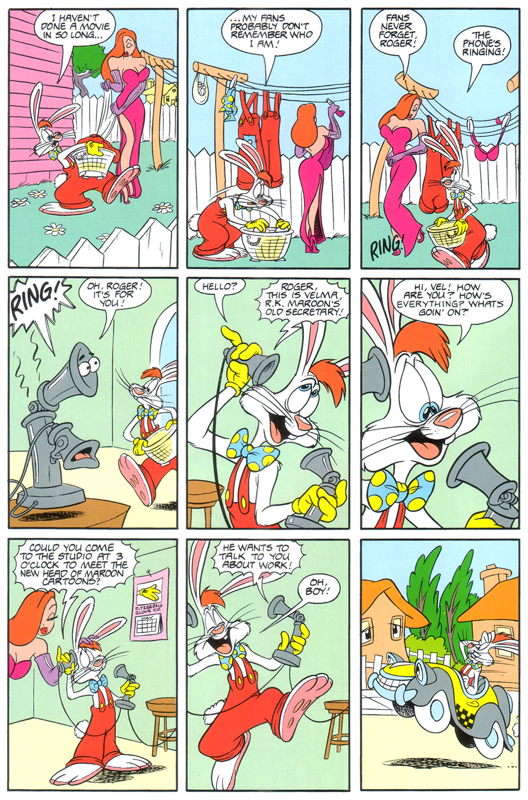 Read online Marvel Graphic Novel: Roger Rabbit in The Resurrection of Doom comic -  Issue # Full - 25