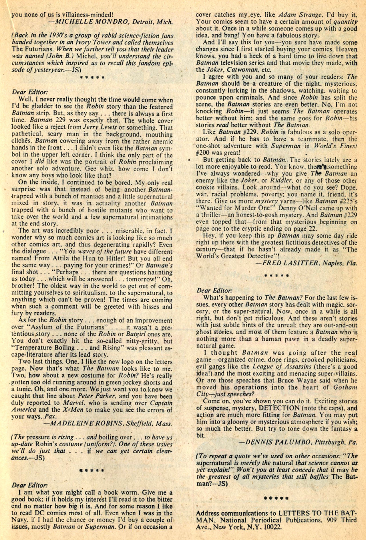 Read online Batman (1940) comic -  Issue #232 - 17