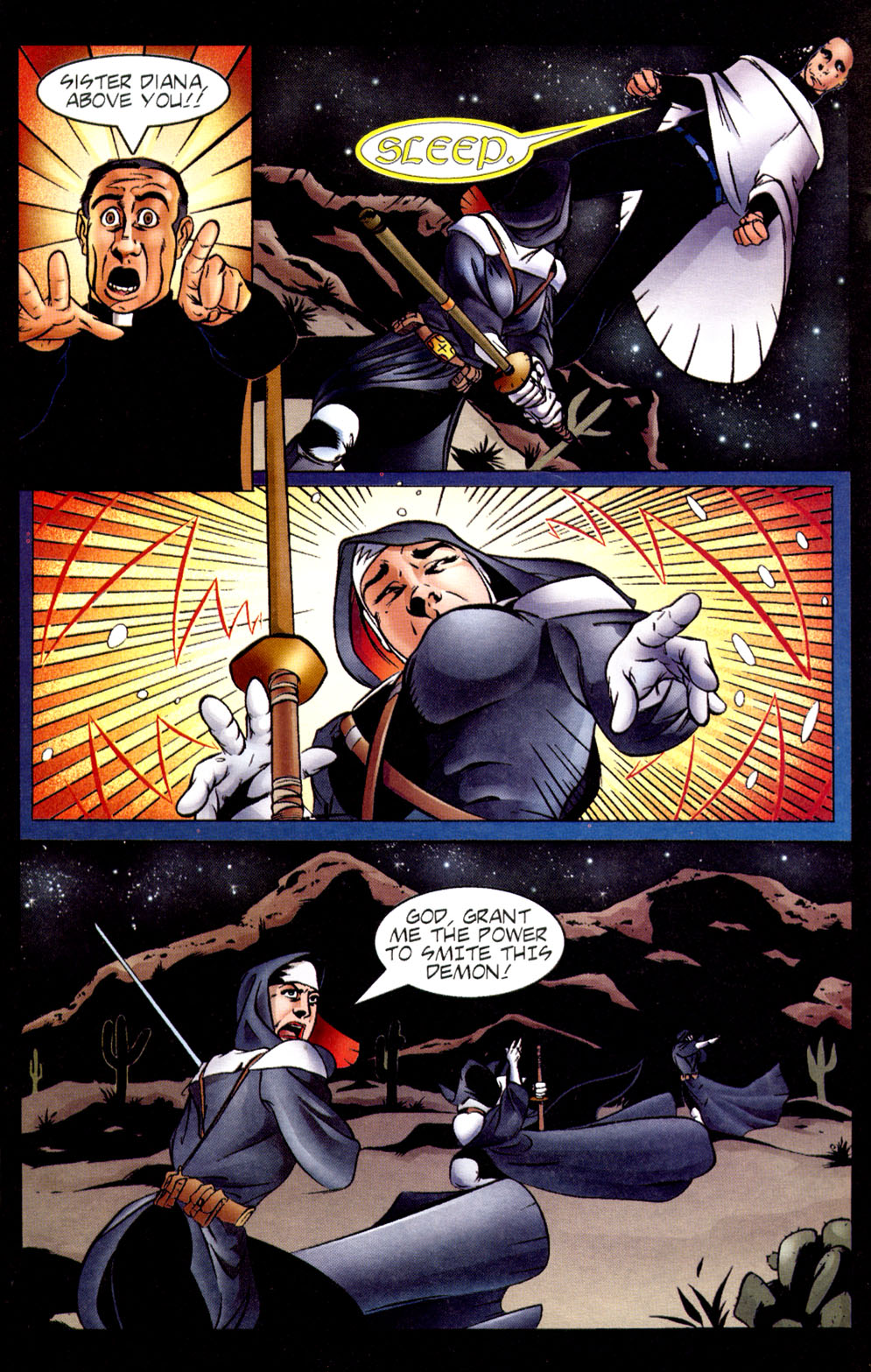 Read online Crimson Nun comic -  Issue #1 - 10