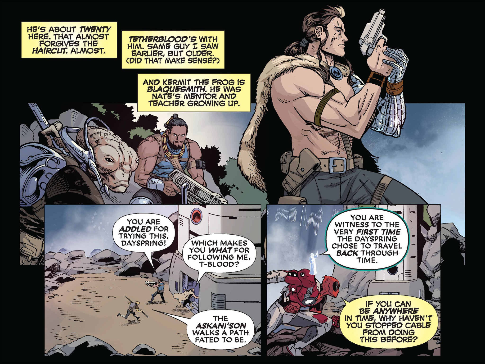 Read online Deadpool & Cable: Split Second Infinite Comic comic -  Issue #5 - 31