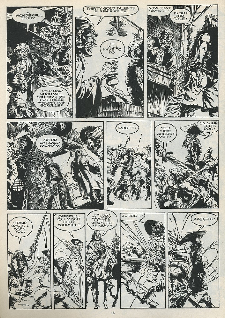Read online The Savage Sword Of Conan comic -  Issue #175 - 18