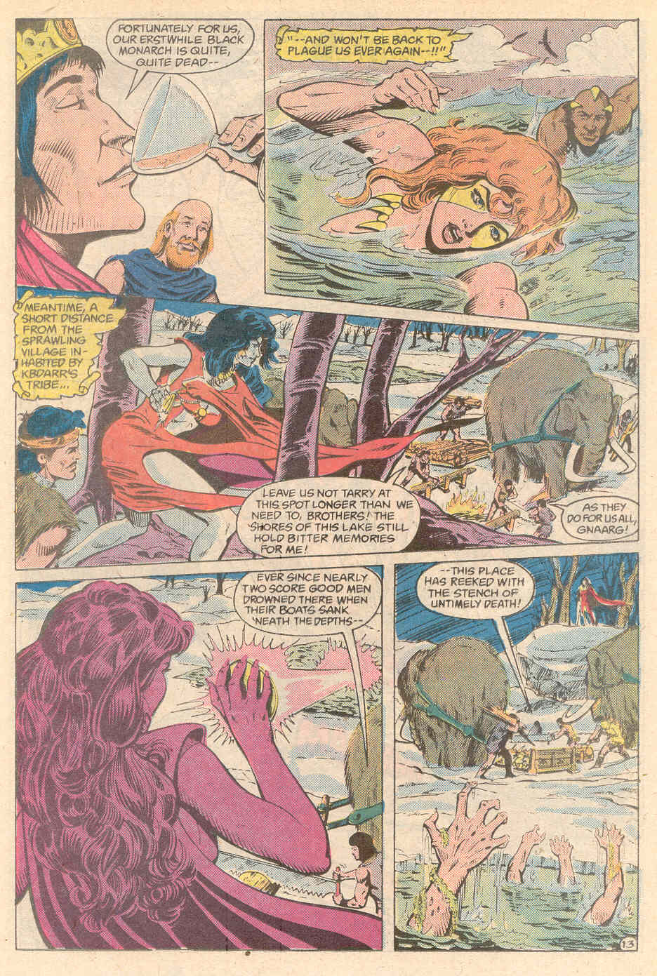 Read online Warlord (1976) comic -  Issue #109 - 13